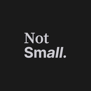 Not Small. menswear